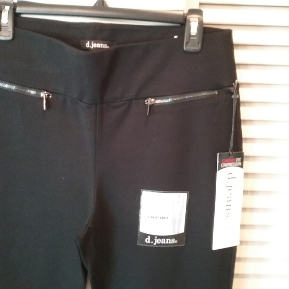 👖*Black Pull on Pants NWOT - Picture 2 of 2